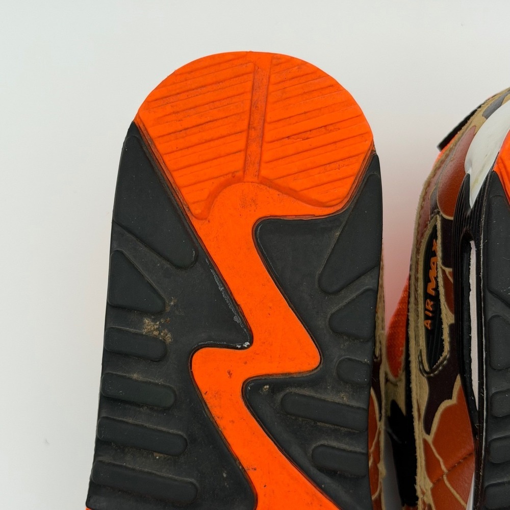 Nike Air Max 90 Orange Duck Camo 2020 - CW4039-800 - Size 7M/8.5W - Authentic - Picture 12 of 14